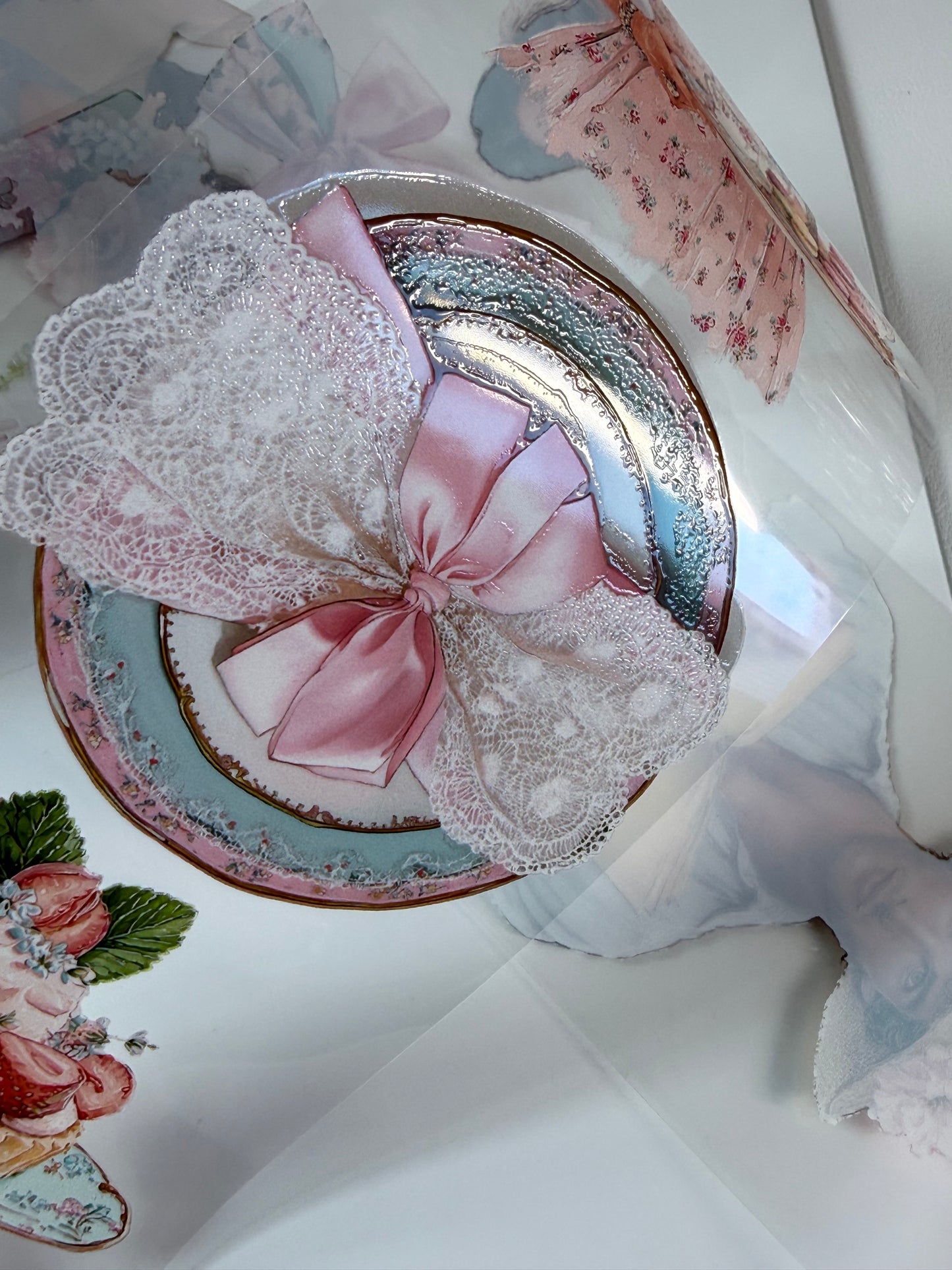 Summer Reading and Garden Tea Party PET 3D raised tape