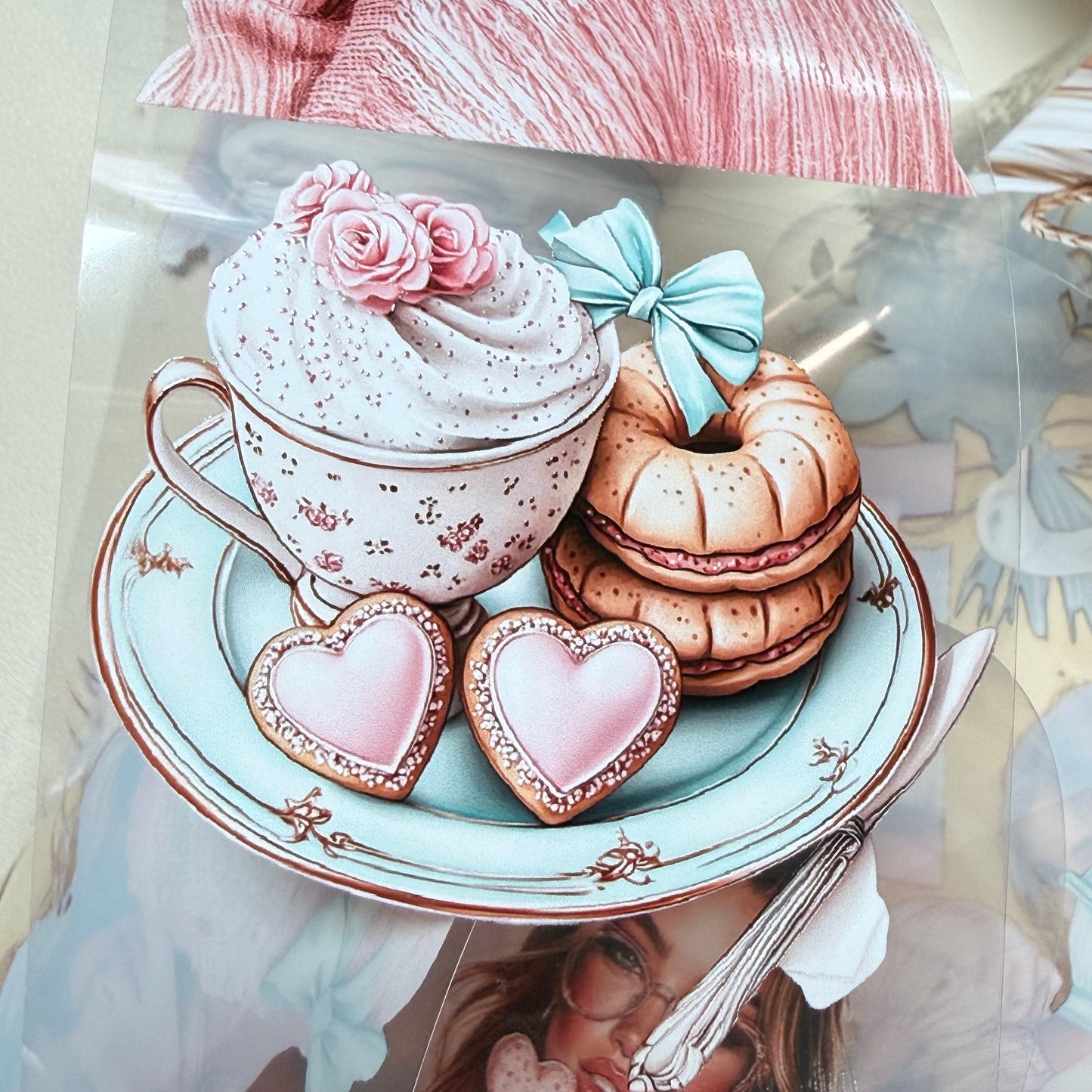Rustic Meadow and Love you a Latte PET 3D raised tape