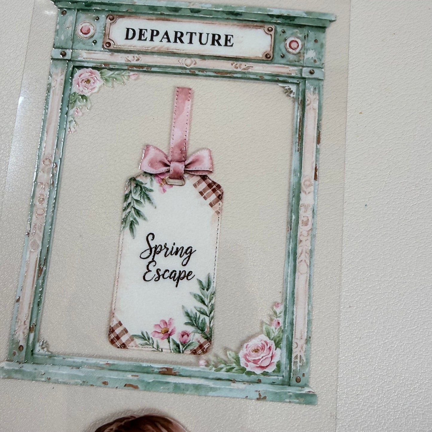 Spring Journey and Pastel Chateau Dreams PET 3D raised tape