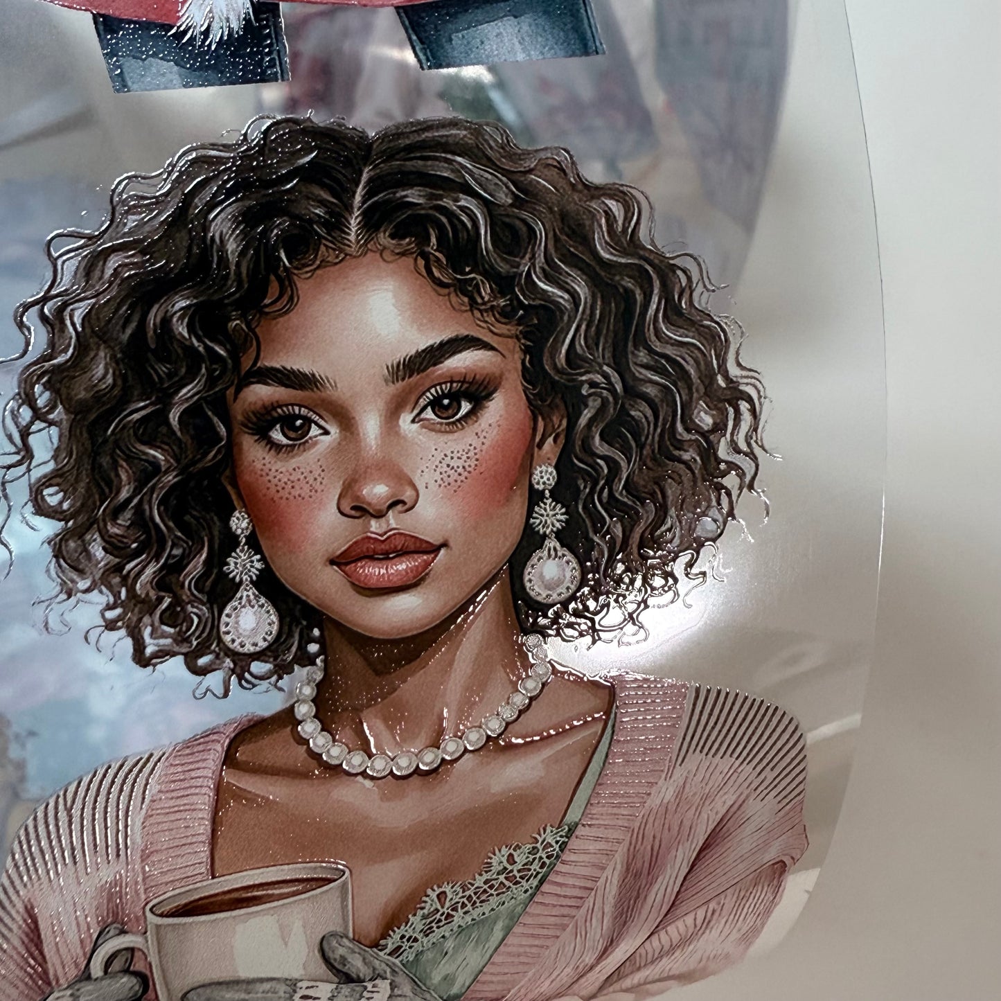 PET 3D raised Candy Cane Lane2 and Holiday Dreams tape,one roll fashion, junk journal, scrapbooking,bullet journal, card making.