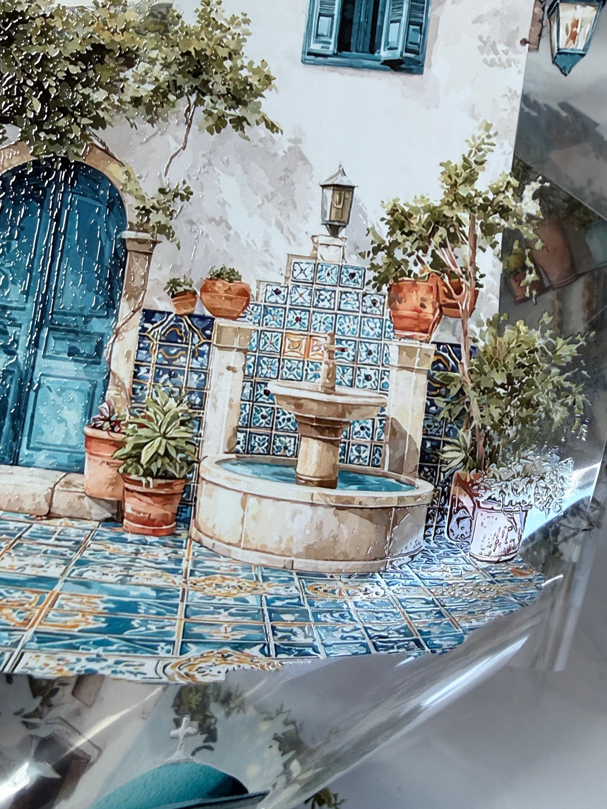 PET 3D raised Greece Landscape tape
