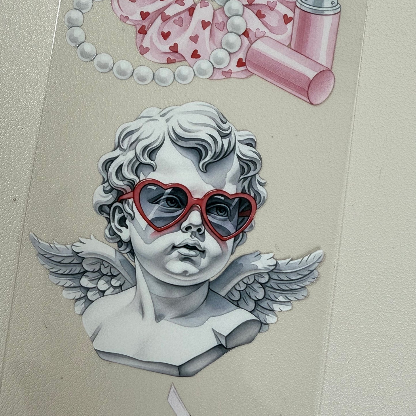 PET L_Amour Darling and Patisserie 3D raised tape,one roll fashion, junk journal, scrapbooking,bullet journal, card making.