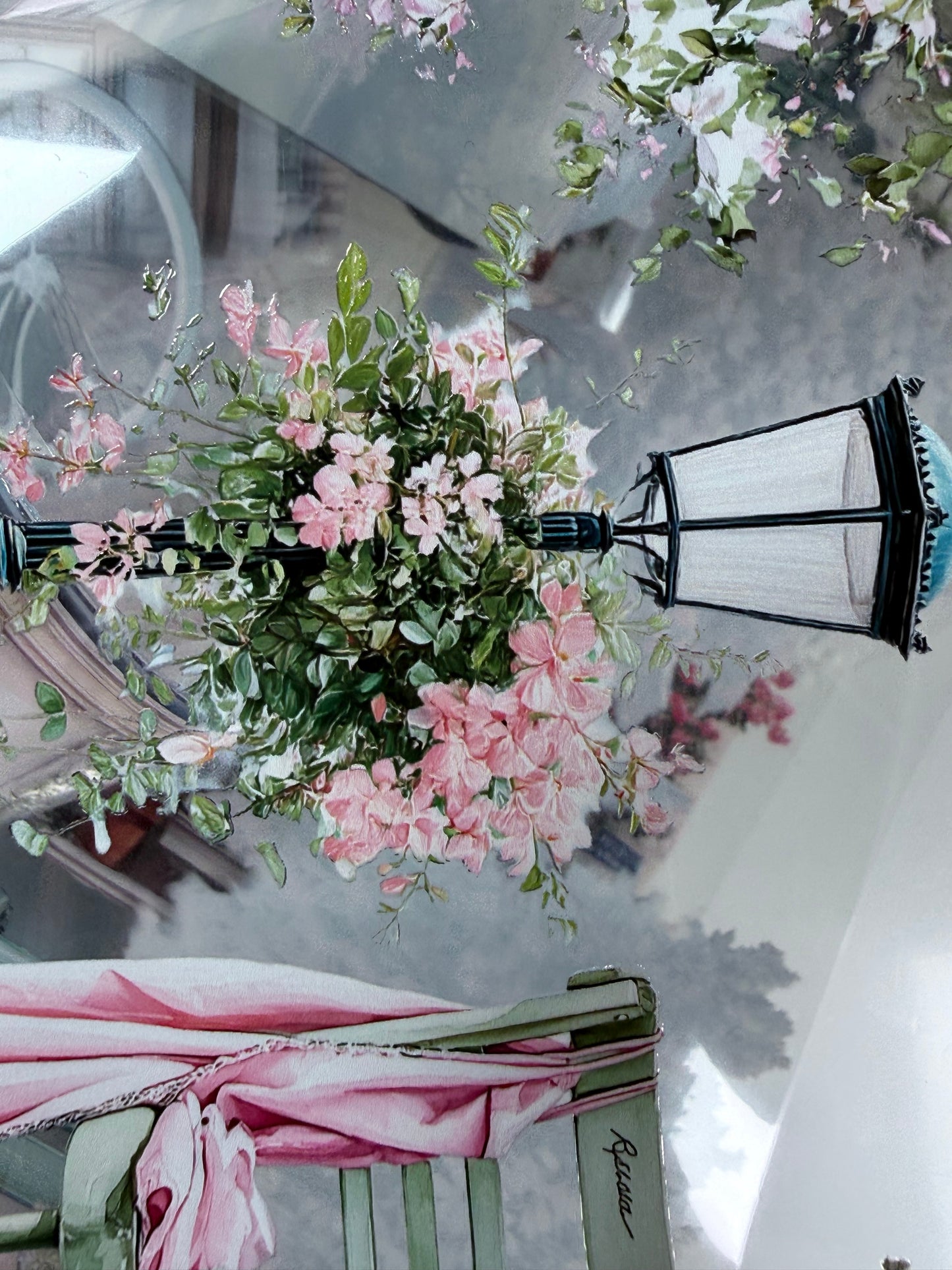 PET 3D raised Romantic Landscape tape