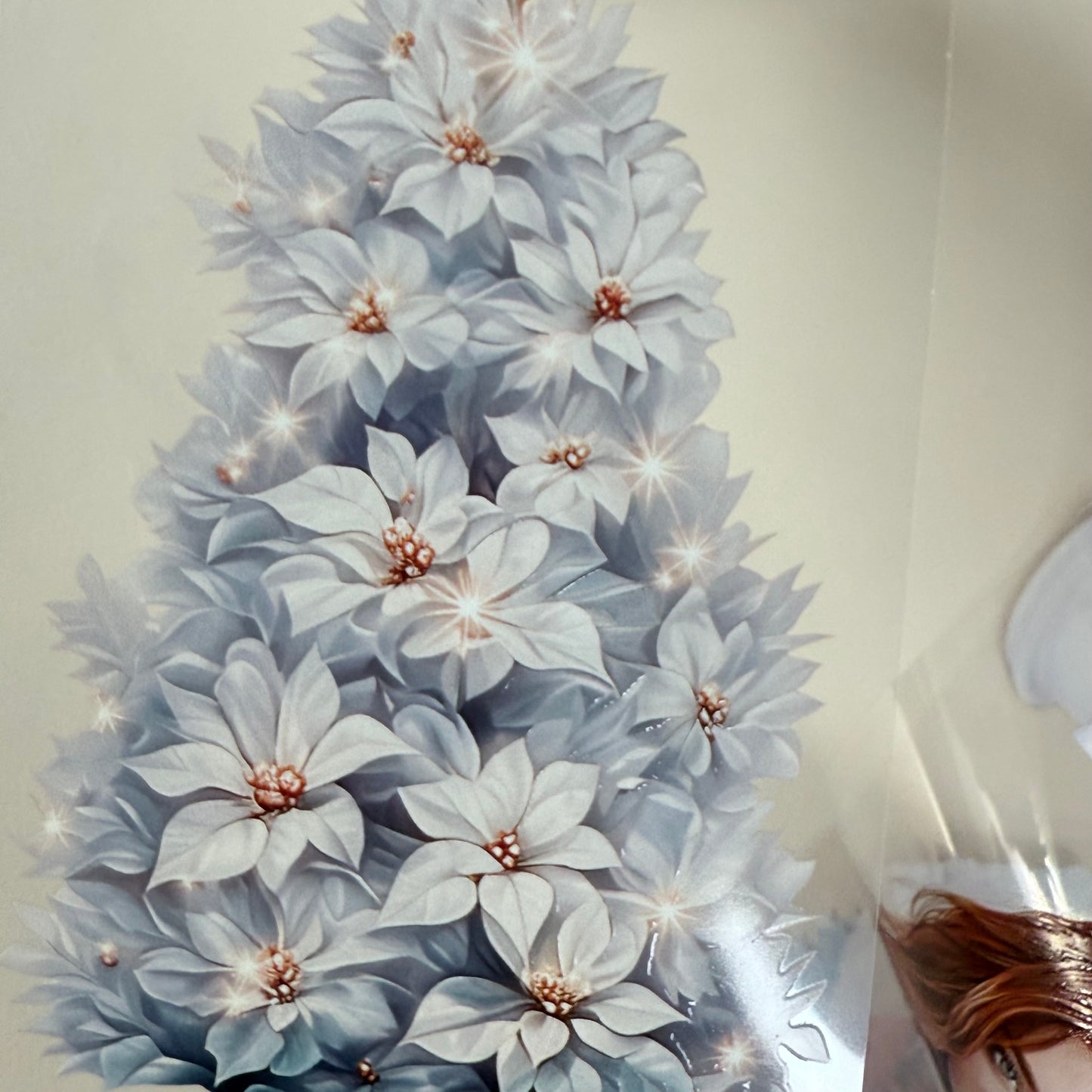 PET 3D raised Classy Old Money and White Luxe Crhistmas tape,one roll fashion, junk journal, scrapbooking,bullet journal, card making.