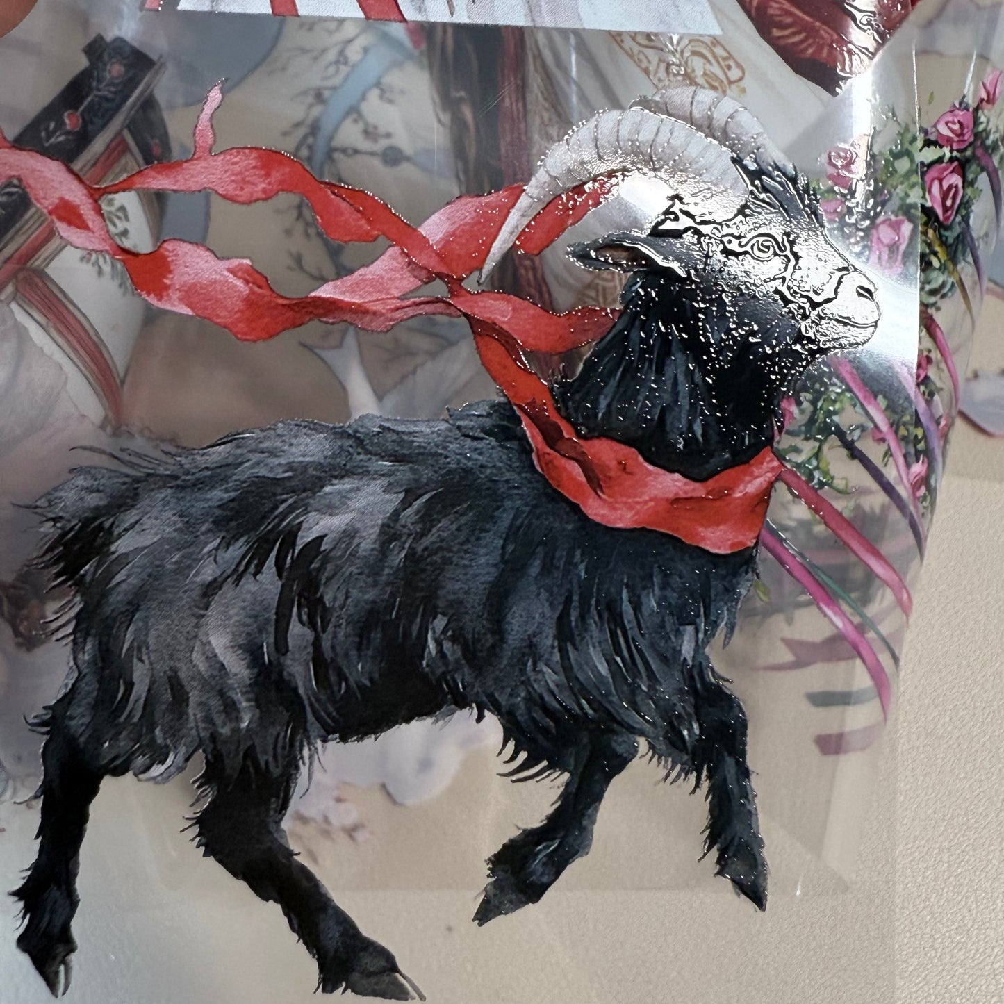 PET 3D raised Slavic Witch and Beltane day tape,one roll fashion, junk journal, scrapbooking,bullet journal, card making.