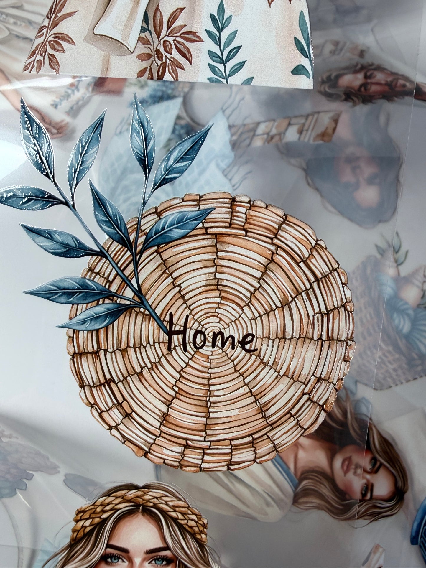 Greek Slow Living and Tropical Island Rythms PET 3D raised tape