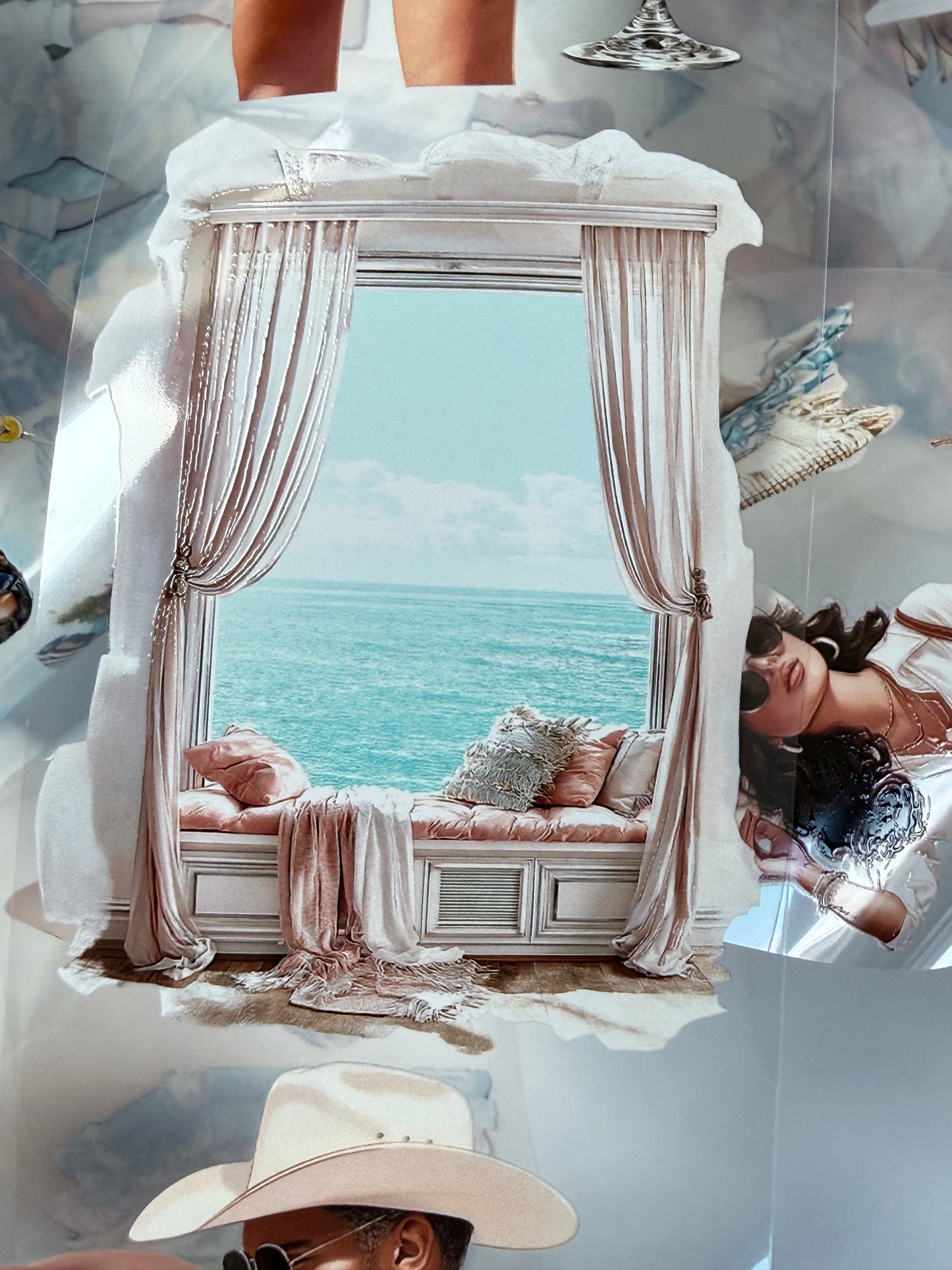 Amalfi Coast and Western Beach PET 3D raised tape