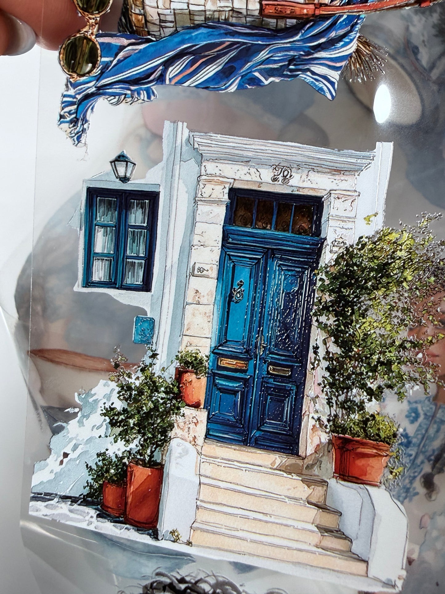 Santorini Stories and Baby Boy nursery PET 3D raised tape