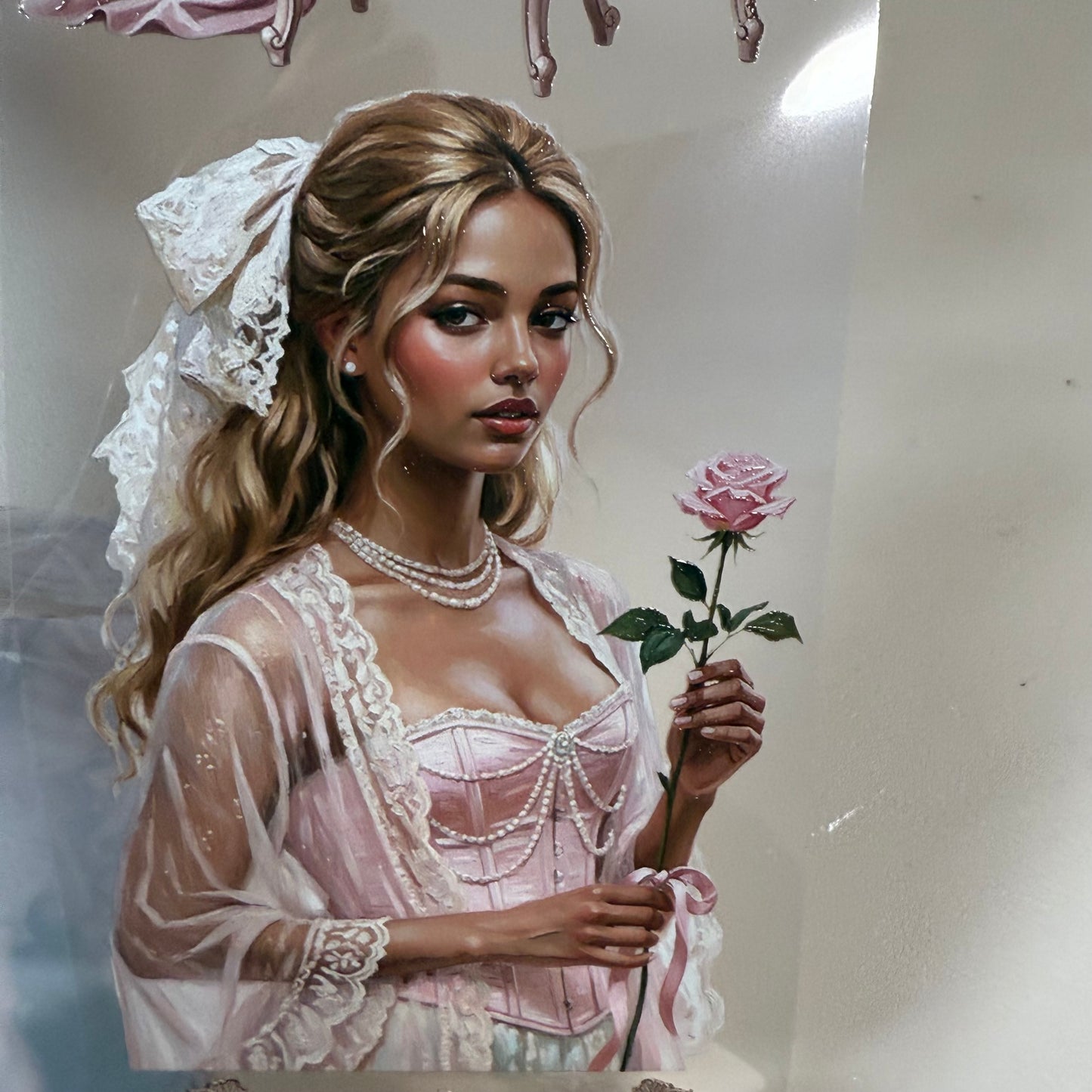 PET Rococo Amour and Winter Academia 3D raised tape,one roll fashion, junk journal, scrapbooking,bullet journal, card making.