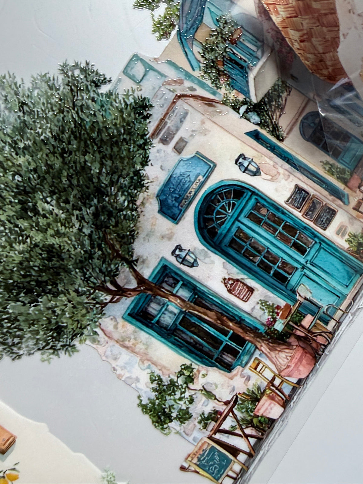 PET 3D raised Greece Landscape tape