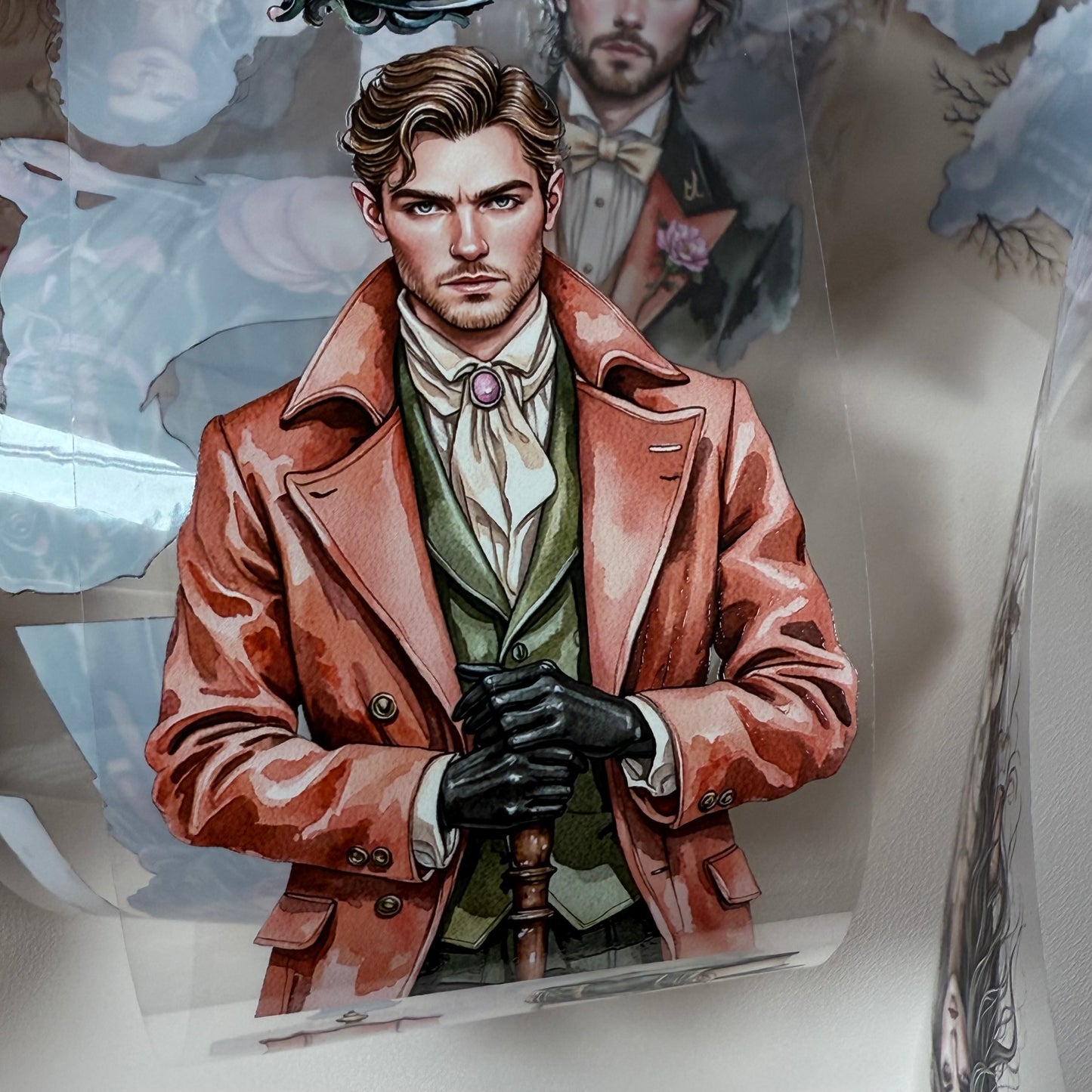 PET 3D raised Skeleton Witch and Haunted Halls tape,one roll fashion, junk journal, scrapbooking,bullet journal, card making.