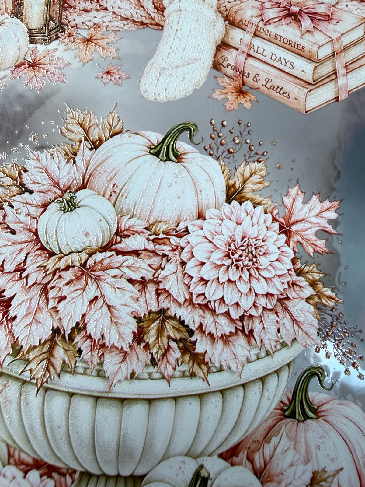 Lovely Autumn and  Rainy Autumn Days PET 3D raised tape