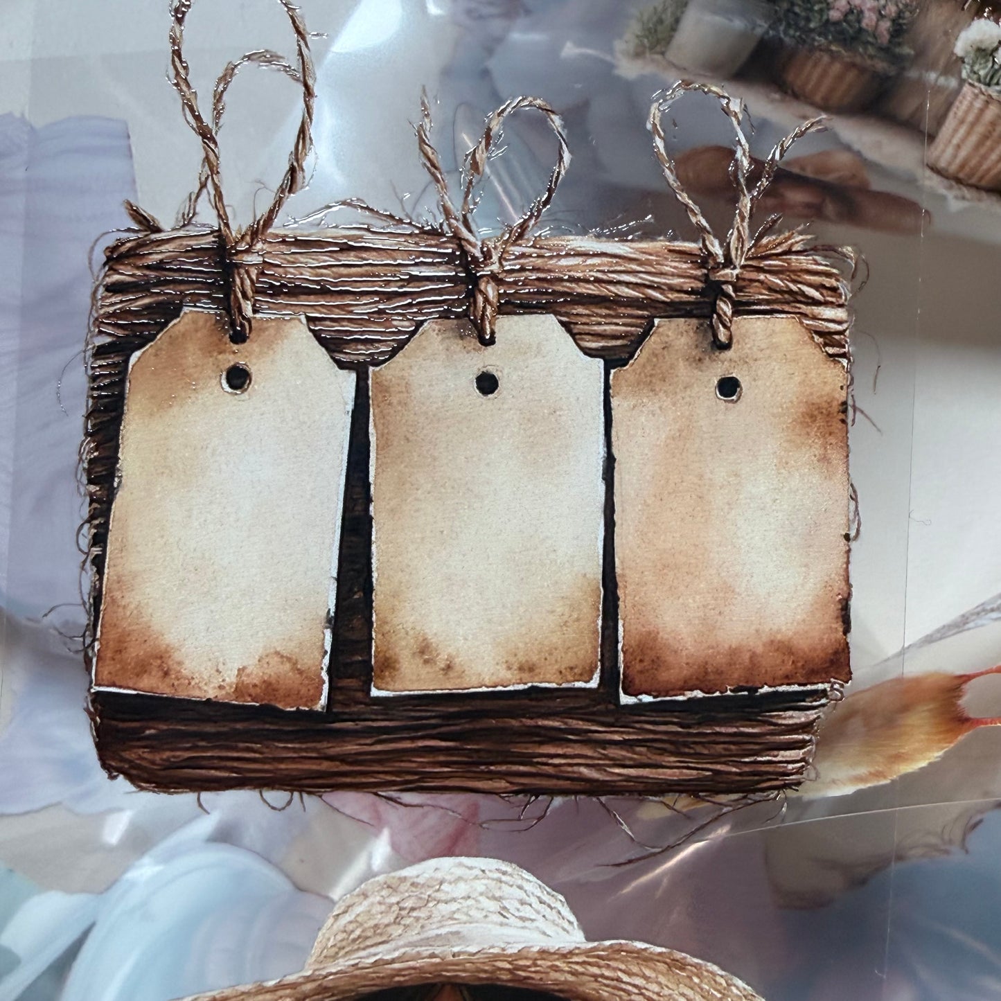 Rustic Meadow and Love you a Latte PET 3D raised tape