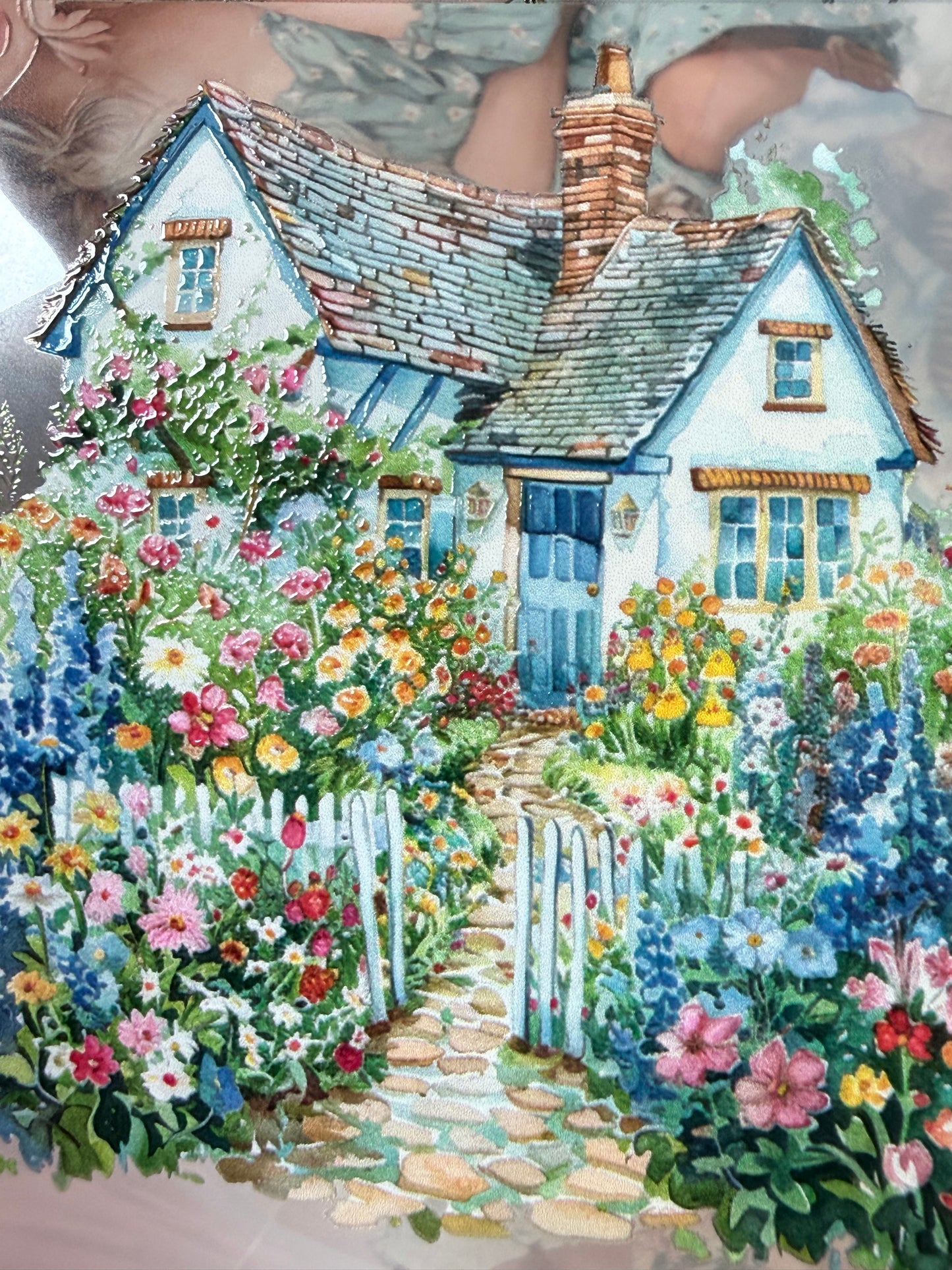 Rose garden and Summer blossoms PET 3D raised tape