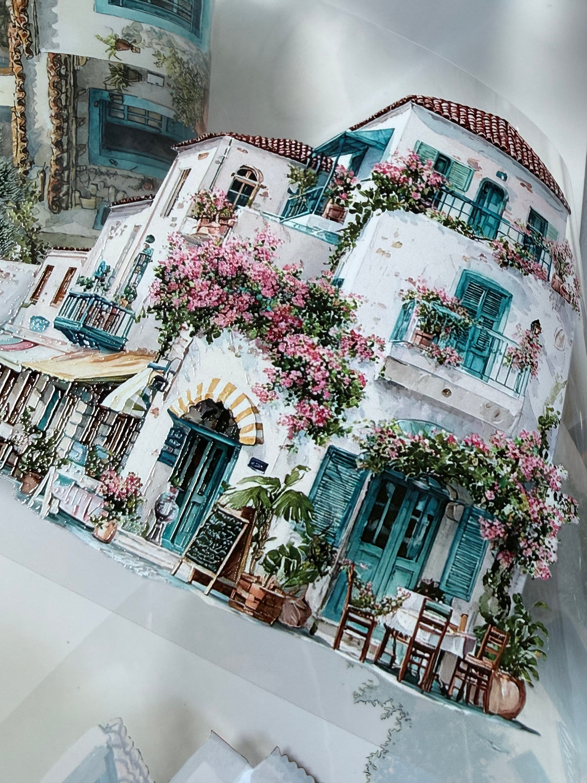 PET 3D raised Greece Landscape tape
