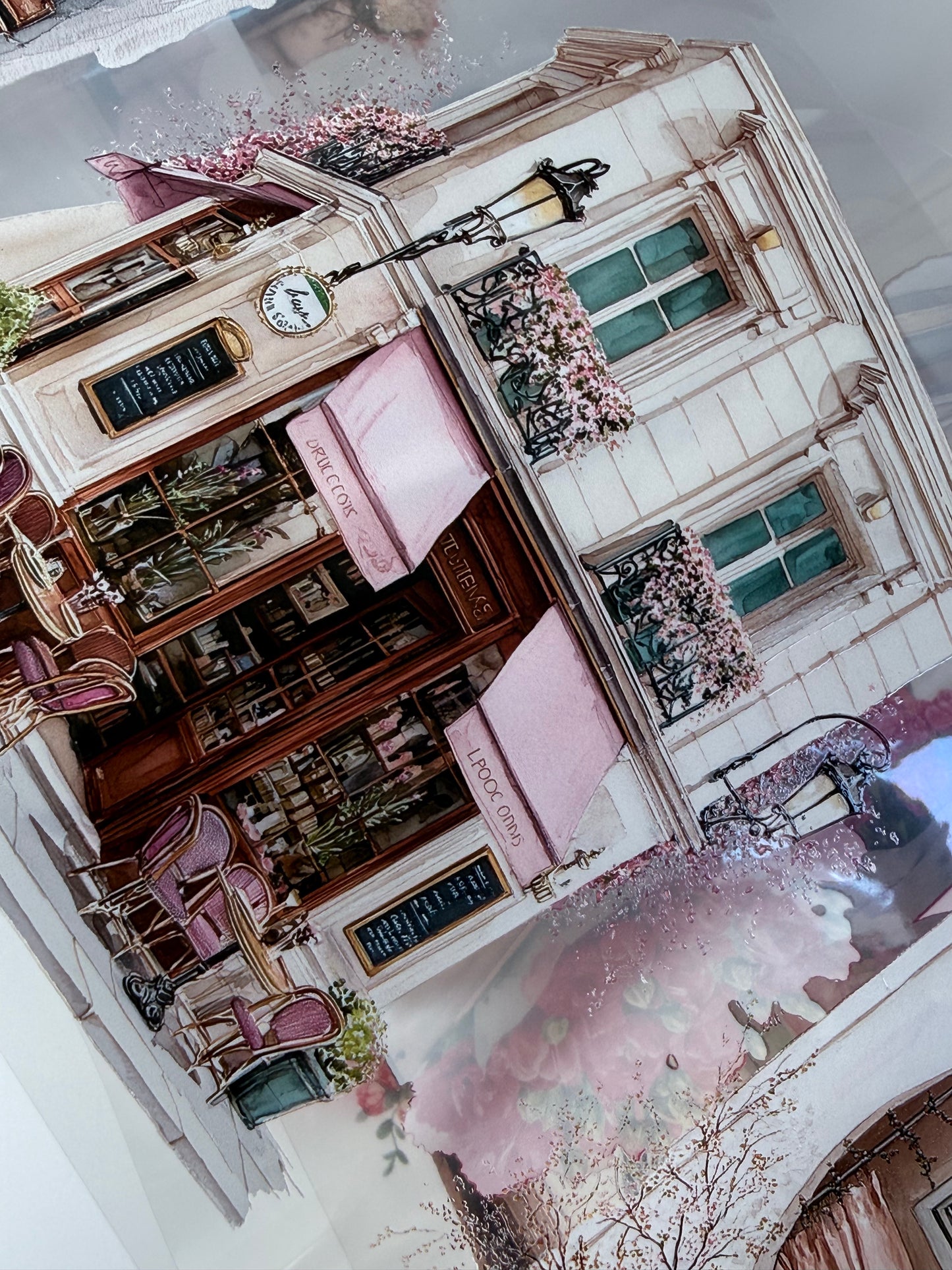 PET 3D raised Spring Landscape 8 tape,one roll fashion, junk journal, scrapbooking,bullet journal, card making.