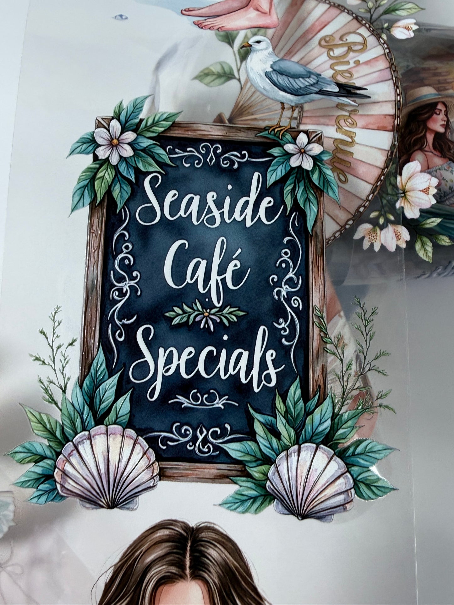 Seaside Breeze and Mirazur Dreams PET 3D raised tape