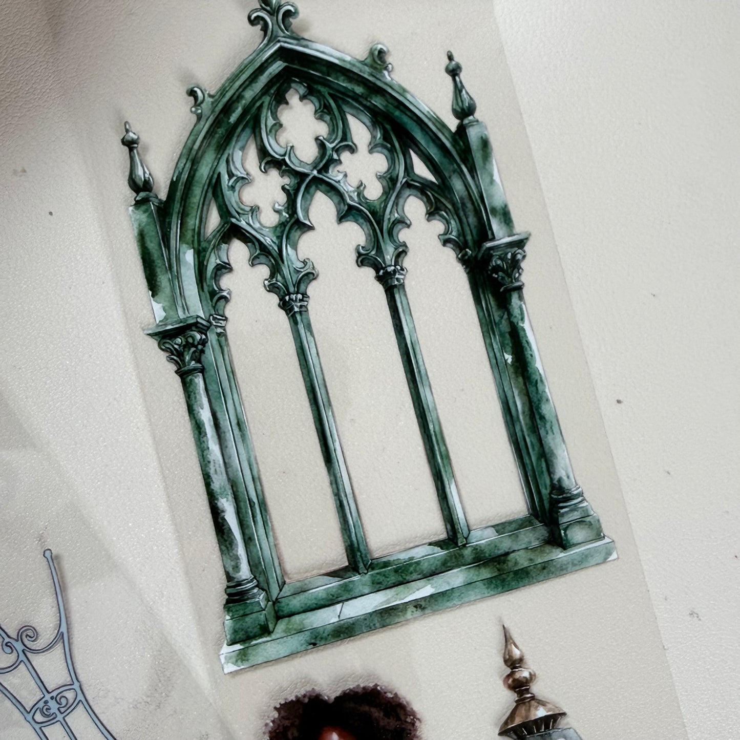 Paris in Bloom and Prague Spring Cobblestones PET 3D raised tape,one roll fashion, junk journal, scrapbooking,bullet journal, card making.