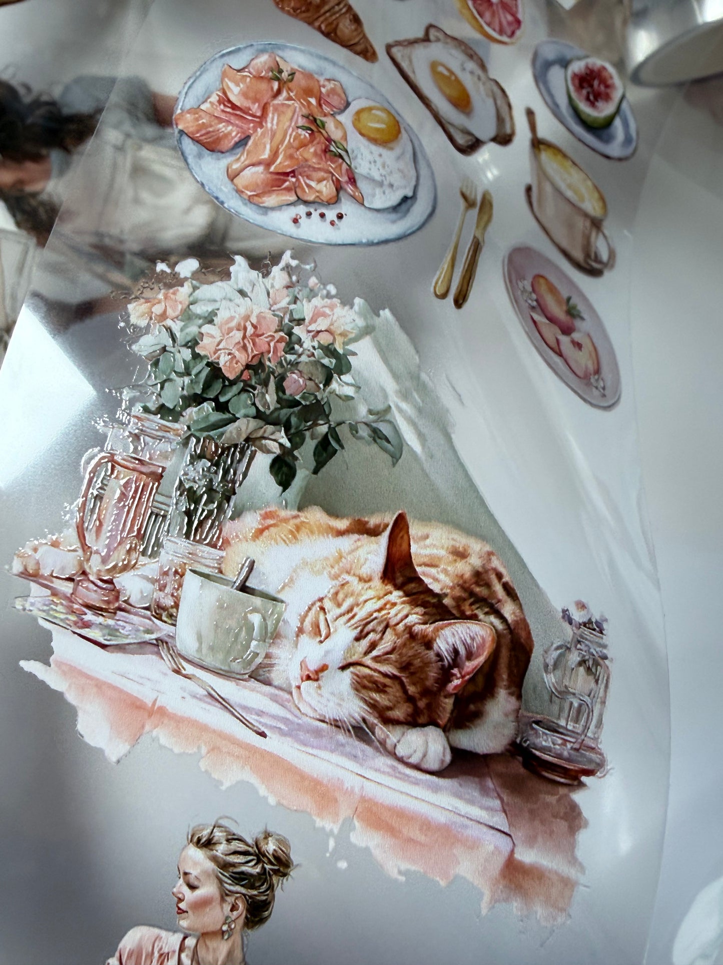 Weekend Errands Mood and Backyard Dinner PET 3D raised tape