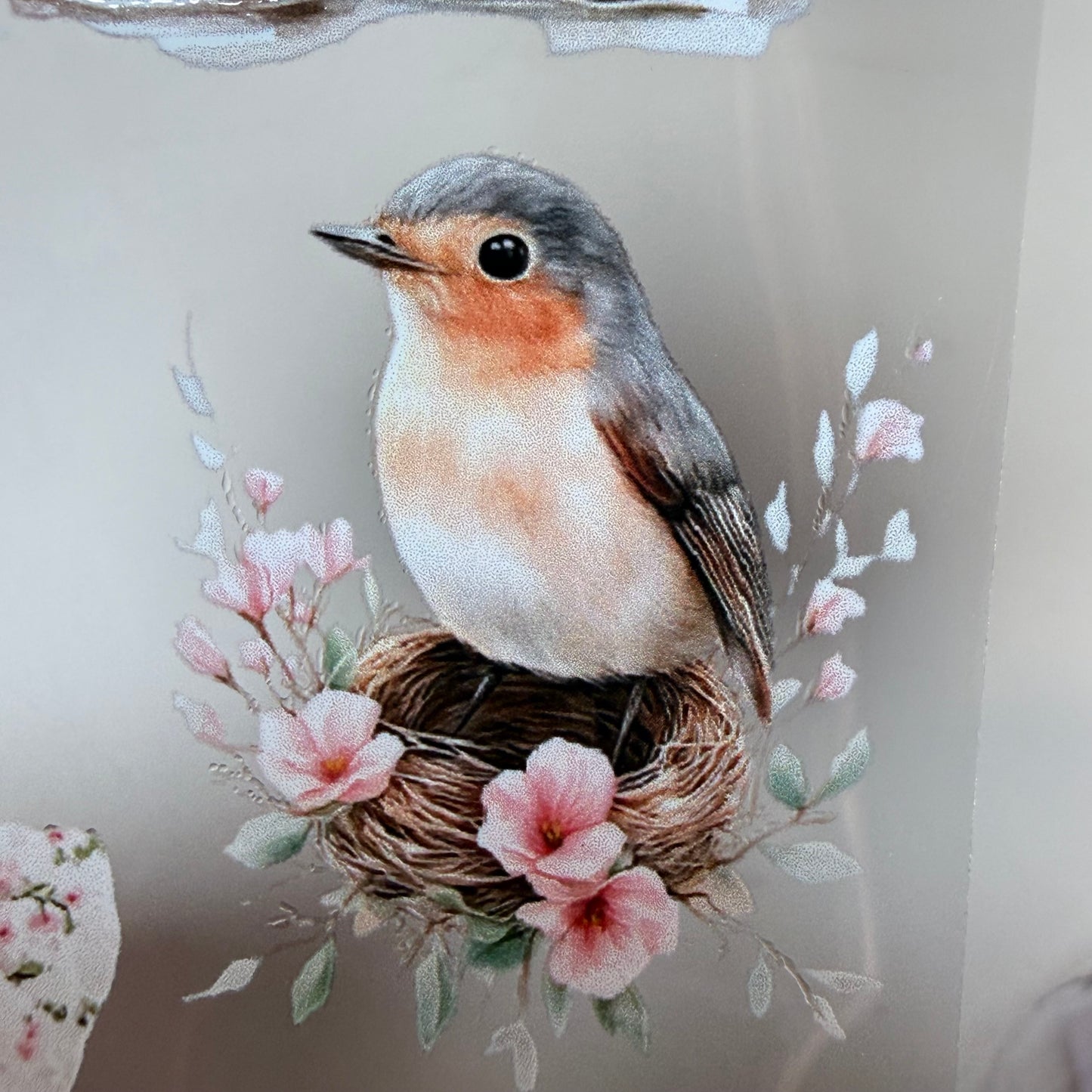 Easter Cottage and Spring Garden PET 3D raised tape,one roll fashion, junk journal, scrapbooking,bullet journal, card making.