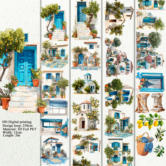 BUNDLE Greece PET 3D raised tape