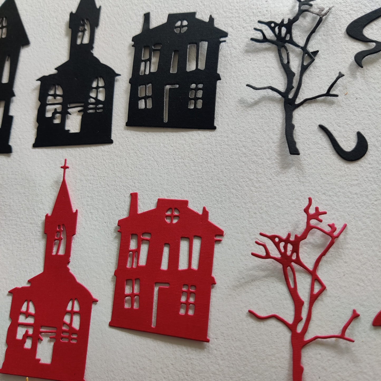 1 Pack, 9+ DIE cuts paper Pressed Material Paper for Halloween, Suitable For DIY Decoration Of Journals, Journaling, Scrapbooking, Albums.