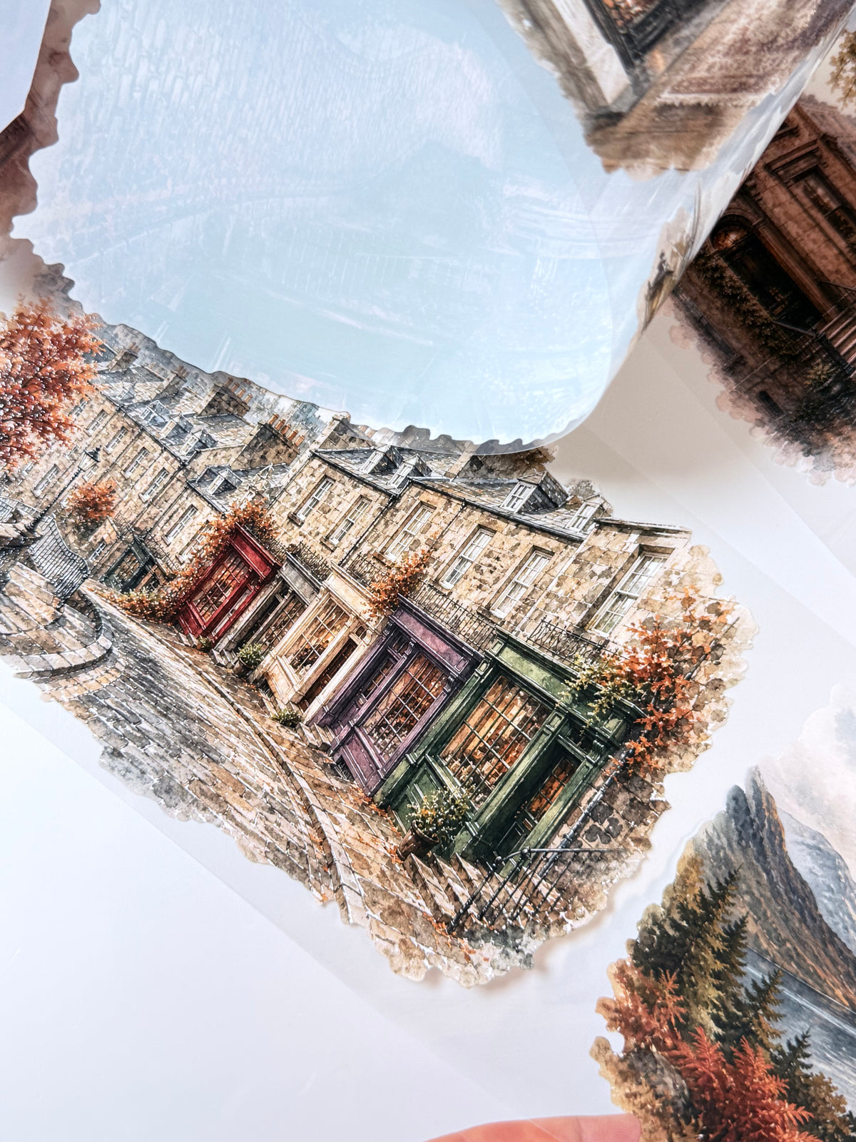BUNDLE Coffee Autumn in Edinburgh PET 3D raised tape