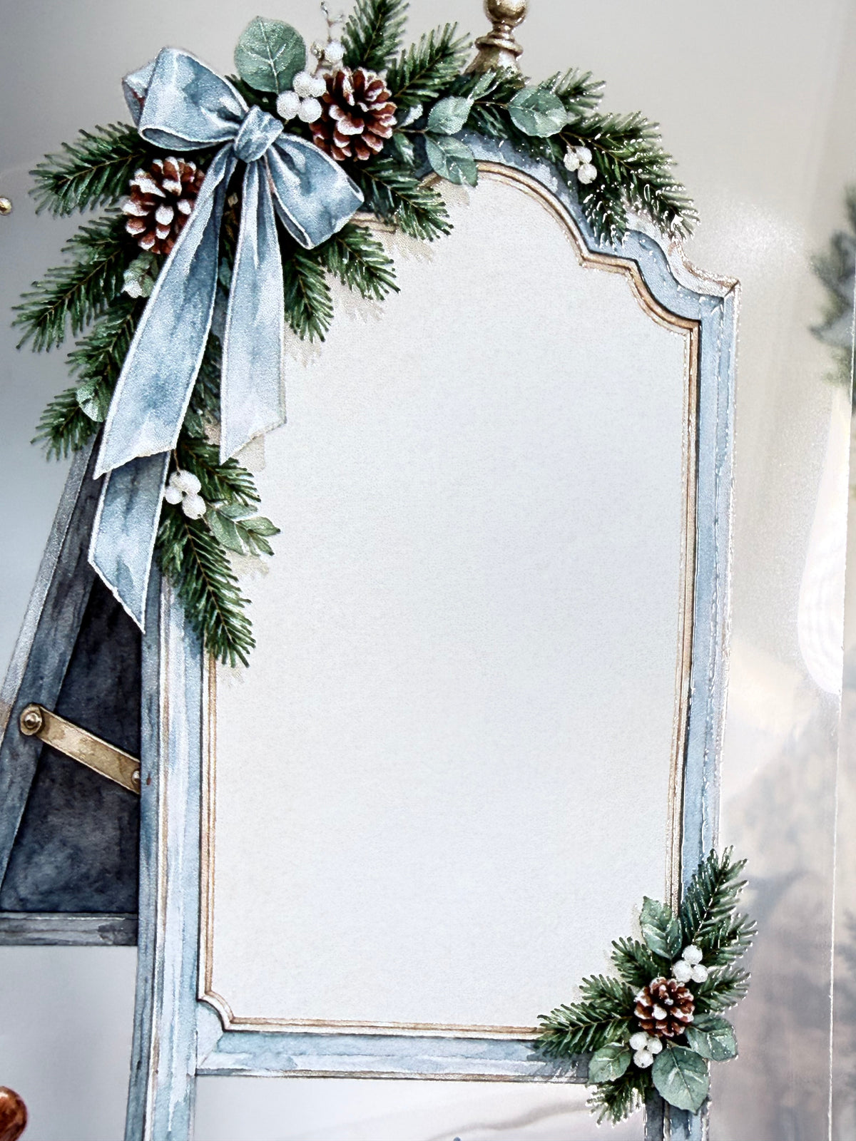Magical Christmas and Winter at the Lodge Landscape PET 3D raised tape.