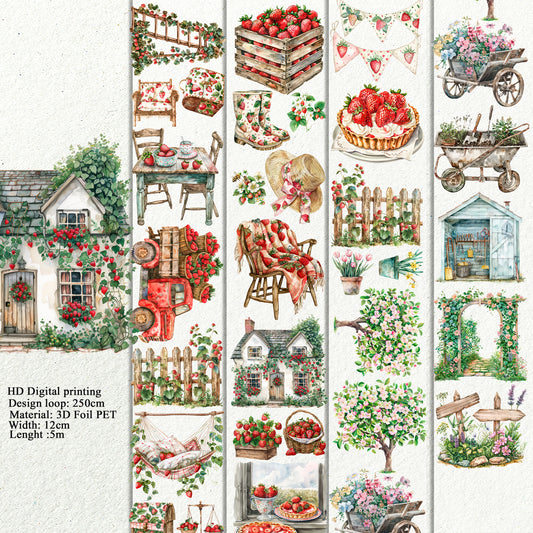 BUNDLE Gardening PET 3D raised tape