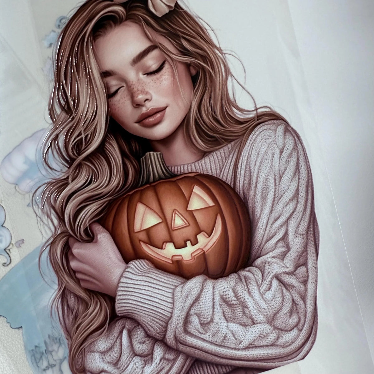 PET 3D raised Cozy Halloween and Lovely Witch tape,one roll fashion, junk journal, scrapbooking,bullet journal, card making.